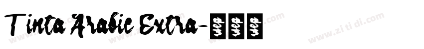 Tinta Arabic Extra字体转换